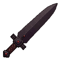 straight dirk dagger  cursed dark