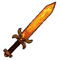 tanto japanese  fire enchanted molten