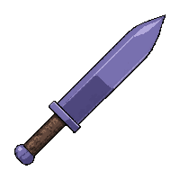 throwing knife  epic purple tier
