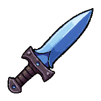 throwing knife  shadow touched ethereal