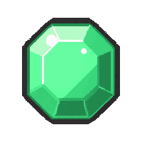 jade green  cluster of three