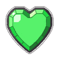 jade green  heart shaped cut
