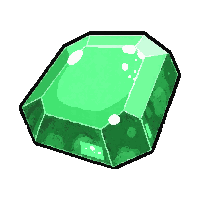 jade green  large faceted