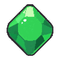 jade green  pyramidal cut