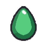 jade green  teardrop pendant