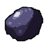 onyx black  asymmetric raw chunk