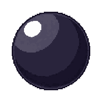 onyx black  perfectly round polished