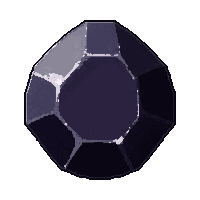 onyx black  raw uncut crystalline