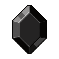 onyx black  single solitaire