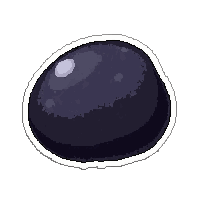 onyx black  smooth pebble