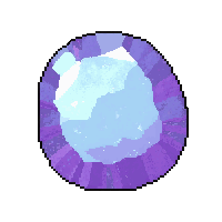 opal iridescent  large faceted