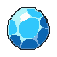 sapphire blue  asymmetric raw chunk
