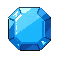 sapphire blue  cluster of three
