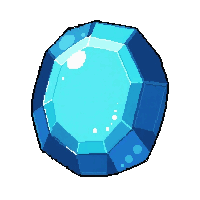 sapphire blue  medium cut