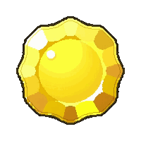 topaz yellow  glowing magical