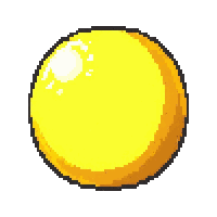 topaz yellow  perfectly round polished