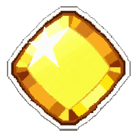 topaz yellow  star shaped cut