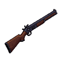 musket long rifle  ancient weathered