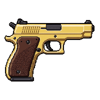 steampunk brass pistol  brand new pristine