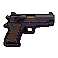 steampunk brass pistol  cursed dark