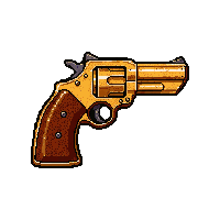 steampunk brass pistol  mythic rainbow tier