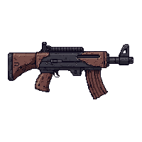 submachine gun compact  rusted broken