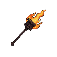 maul giant two handed  fire enchanted molten