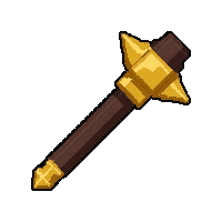 maul giant two handed  gold trimmed royal