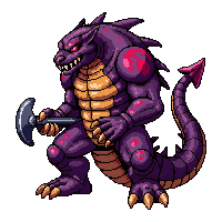 maul giant two handed  poison coated venomous