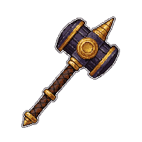 ornate ceremonial hammer  legendary ornate