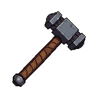 smith s blacksmith hammer  ancient weathered