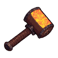 smith s blacksmith hammer  lightning charged crackling
