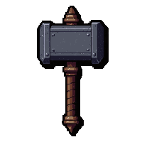 war hammer single head  holy blessed radiant