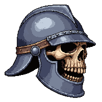 skull death knight helm  ancient weathered