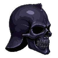skull death knight helm  cursed dark