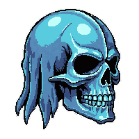 skull death knight helm  frost enchanted icy