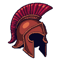 spartan crested helmet  demonic infernal
