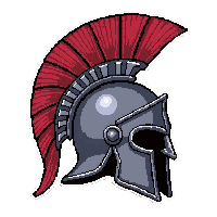 spartan crested helmet  lightning charged crackling