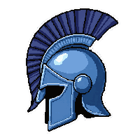 spartan crested helmet  rare blue tier