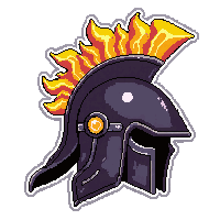 spiked centurion helm  lightning charged crackling