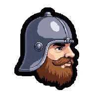 viking bearded helm  brand new pristine