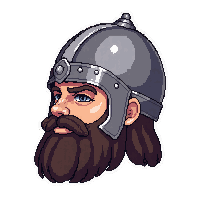 viking bearded helm  shadow touched ethereal