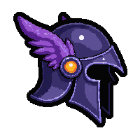 winged valkyrie helmet  epic purple tier