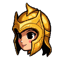 winged valkyrie helmet  gold trimmed royal