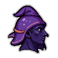 wizard pointed hat  epic purple tier
