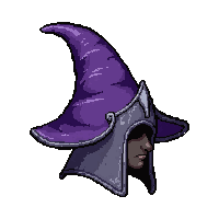 wizard pointed hat  shadow touched ethereal