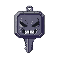 large iron key  cursed dark