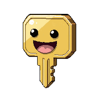 small brass key  mythic rainbow tier