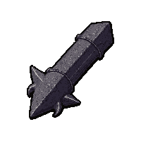 spiked iron key  ancient weathered