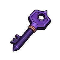 spiked iron key  epic purple tier